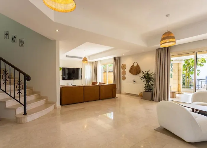 Villa Luxury Seaview Pool Jacuzzi Sauna Limisso