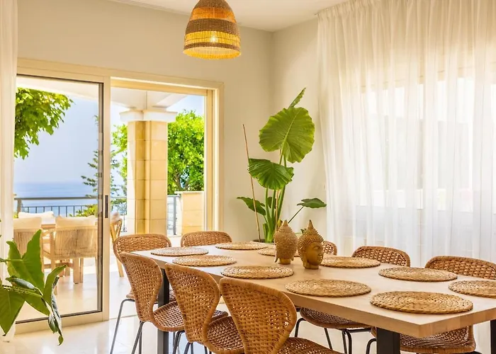 Villa Luxury Seaview Pool Jacuzzi Sauna Limisso